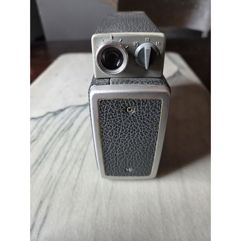 Vintage Kodak Brownie 8mm Movie Camera Exposure Meter Model Dual Lens 1950s